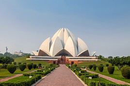 Temple du Lotus, Delhi, Inde