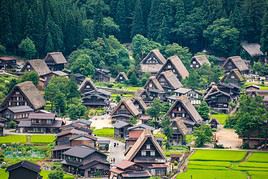 Shirakawa et Gokayama, Japon