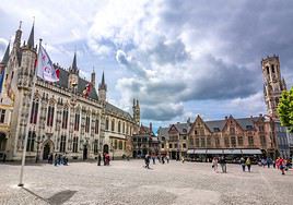 Place du bourg, Bruges, Belgique