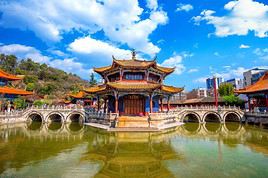 Yuantong Kunming Temple, Kunming, Chine