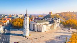 Cath&eacute;drale, Vilnius, Lituanie