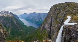 Cascade de Mardalsfossen, Norv&egrave;ge