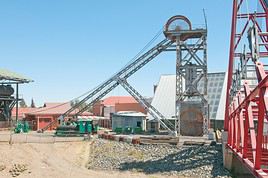 Headframe at Big Hole, Kimberley, Afrique du Sud