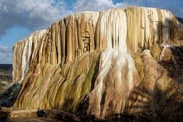 Cascade de calcaire de Hammam Meskhoutine, Alg&eacute;rie