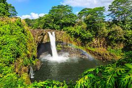 Rainbow Falls, Hilo, Hawai, &Eacute;tats-Unis