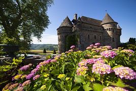 Ch&acirc;teau d'Auzers, Cantal, France
