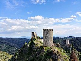 Ch&acirc;teau de Lastours en Limousin, Haute-Vienne, France