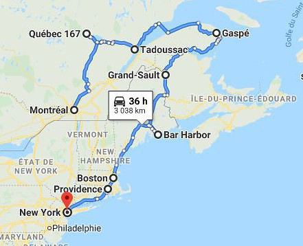 montreal to new york