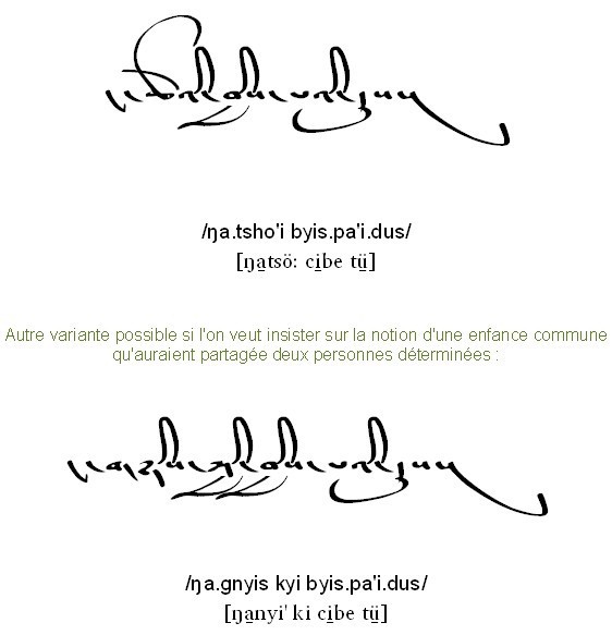 Traduction en tibétain pour tatouage (page 4) Langues > Tibet Voyage Forum